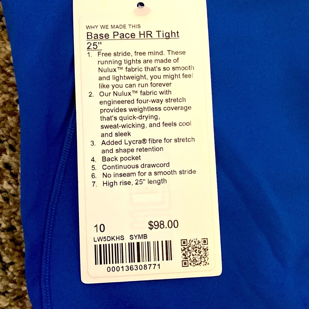 Base Pace leggings 25” SOLD!! - Picture 3 of 3